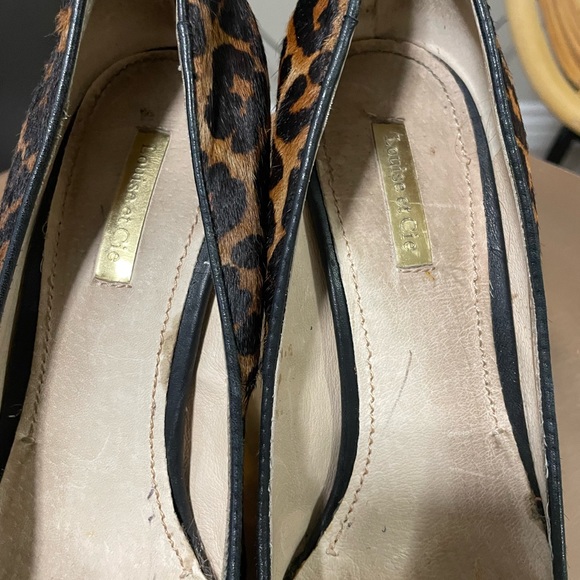 Louise Et Cie Pony Hair Block Heels Pump - Picture 4 of 5